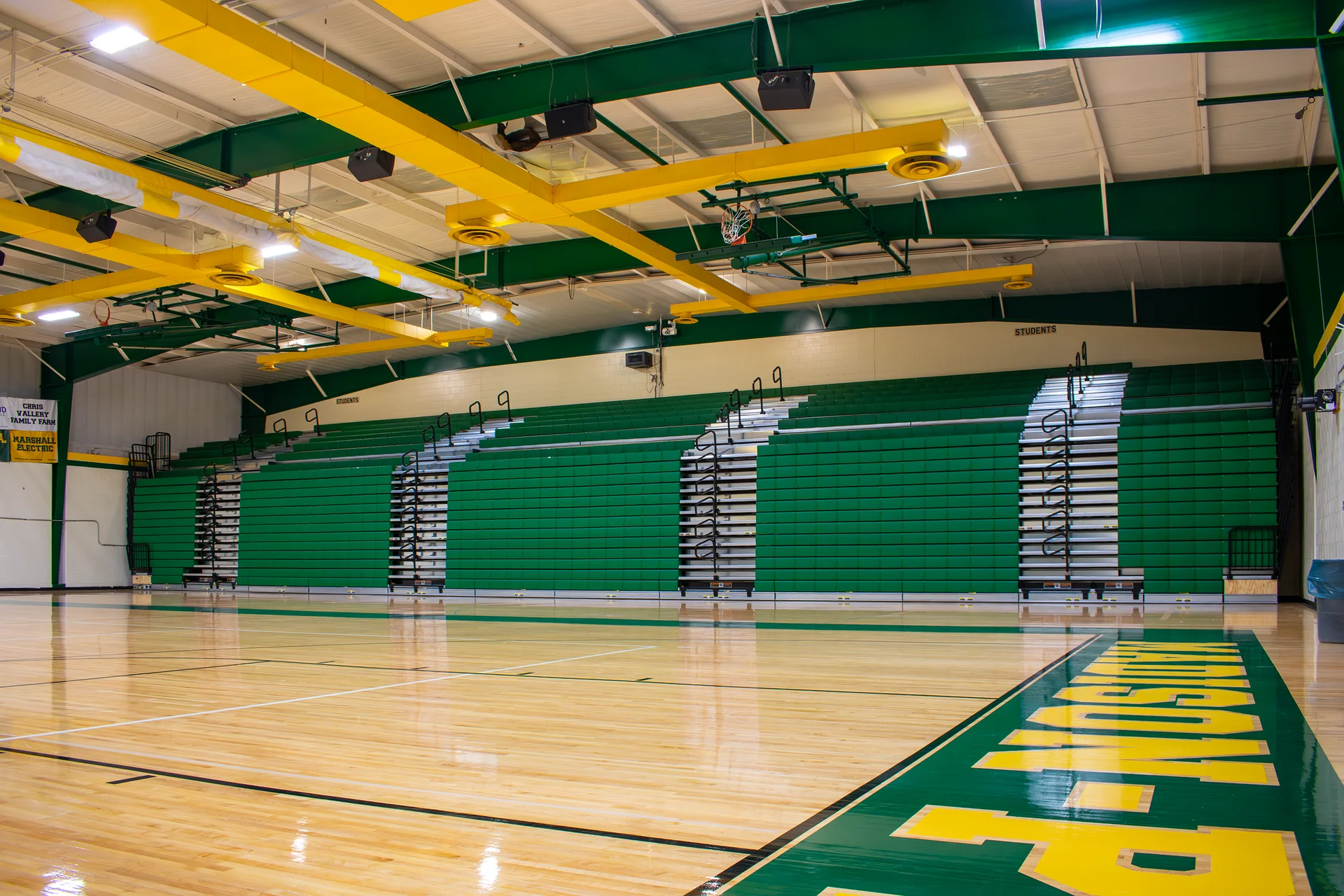 Madison-Plains Bleacher Installation — photo 2