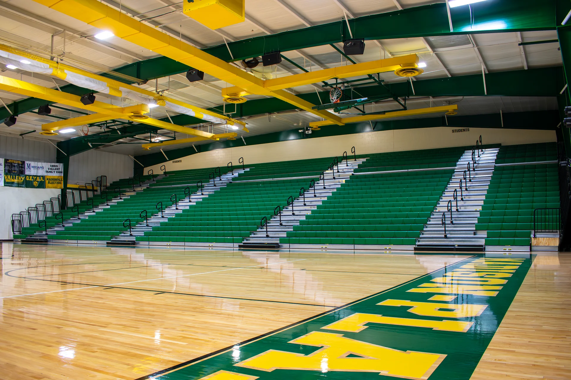 Madison-Plains Bleacher Installation