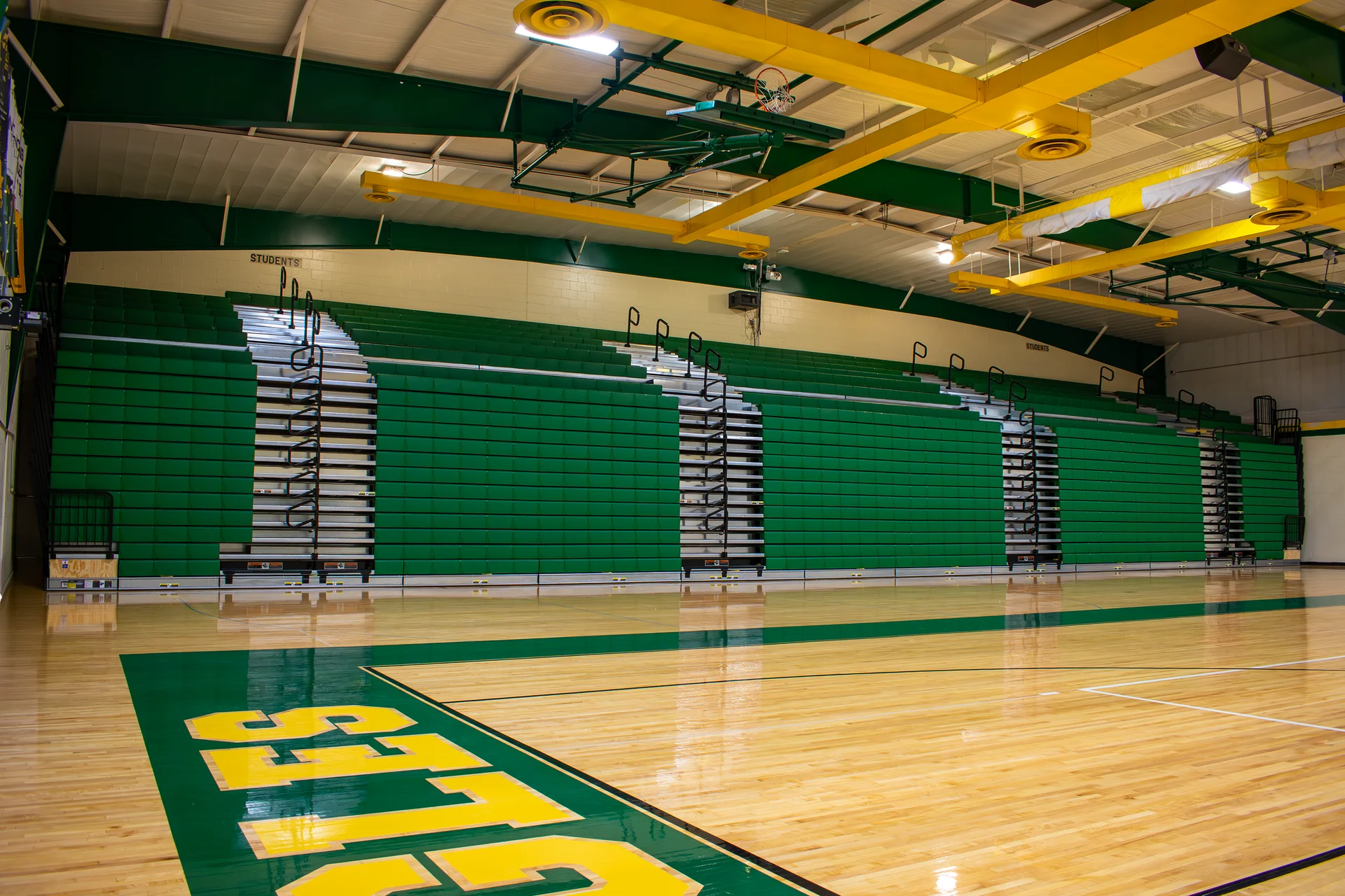 Madison-Plains Bleacher Installation — photo 1