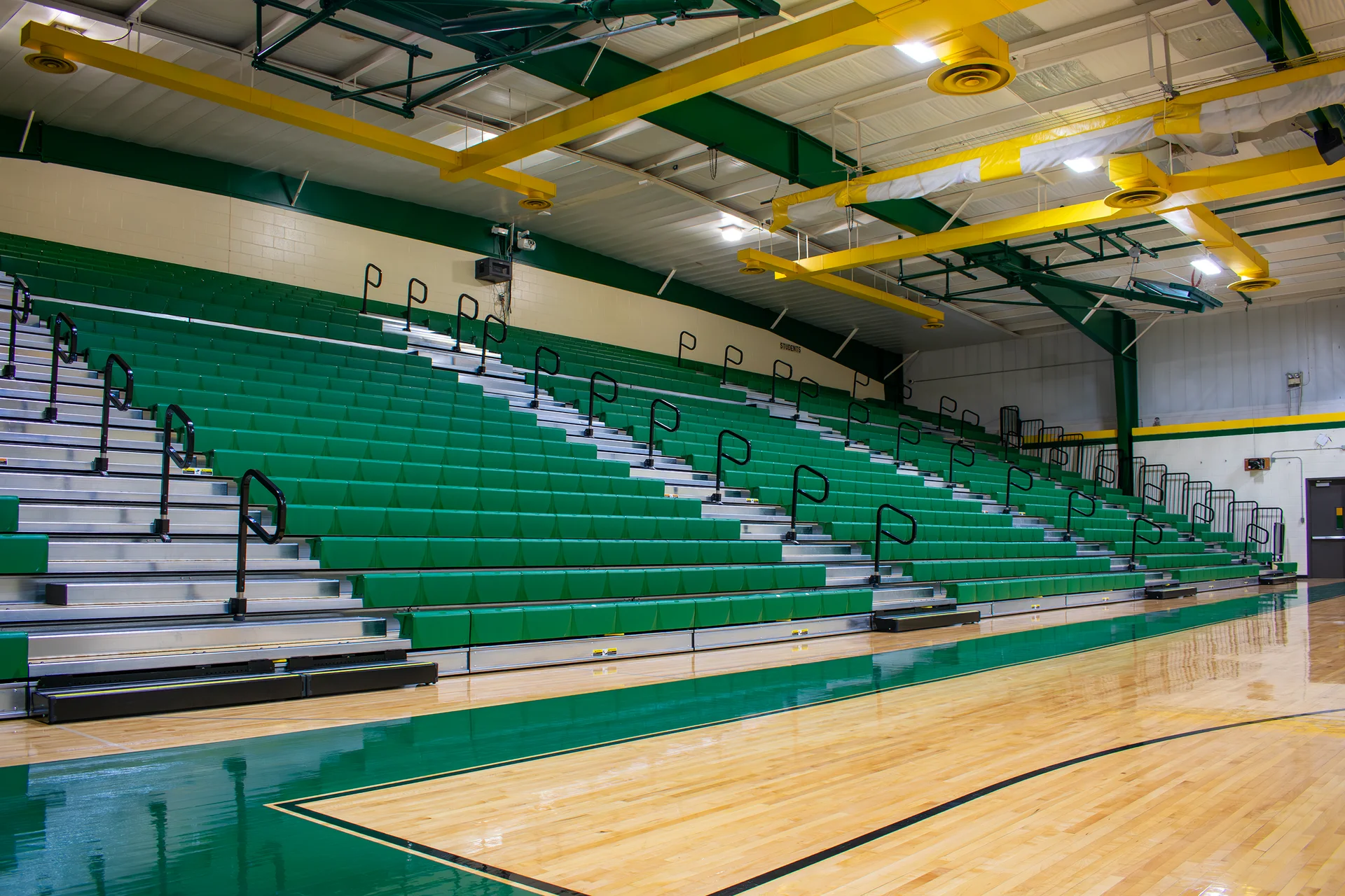 Madison-Plains Bleacher Installation — photo 3
