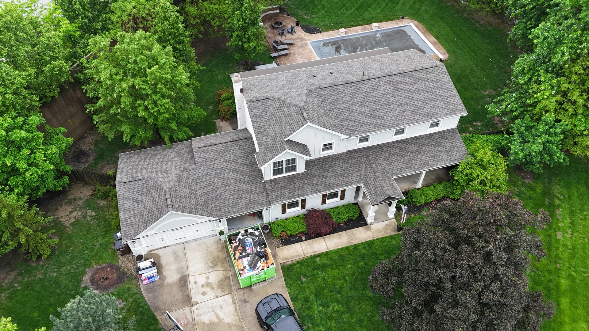 Montgomery Home Upgraded with GAF HDZ Weathered Wood Roofing