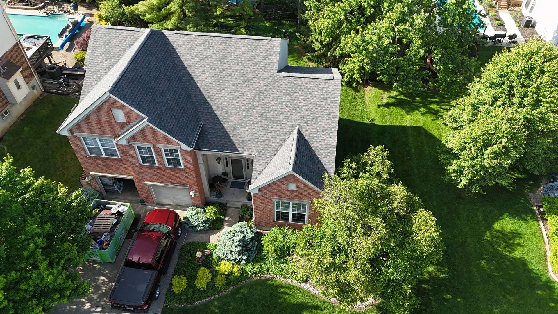 Hamilton GAF HDZ Williamsburg Slate Roof Upgrade