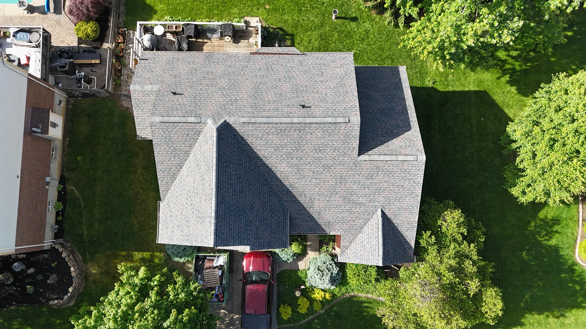 Hamilton GAF HDZ Williamsburg Slate Roof Upgrade — photo 1