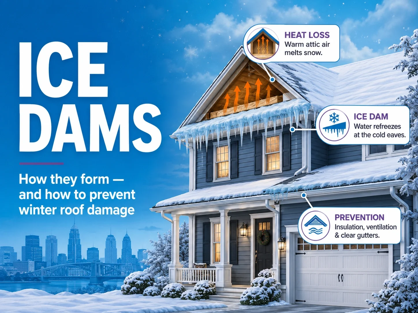 Ice Dams in Cincinnati: Causes, Damage, and Real Prevention