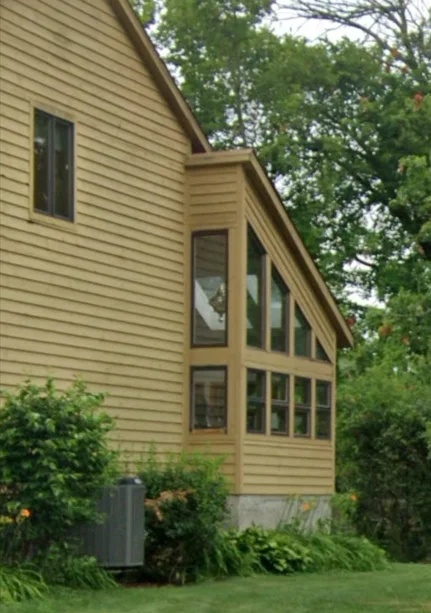 West Chester Exterior Transformation – Versetta Stone, Cedar Renditions & Black ProVia Windows — photo 1